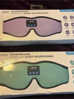 ANX DreamSounds Wireless Sleep Headphones - Purple or Teal